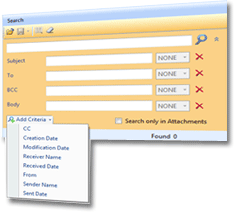 how to search forensic email by name