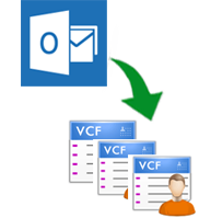 Outlook Contacts to vcard